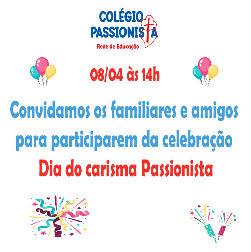 08/04 - Dia do Carisma Passionista M�e da Santa Esperan�a