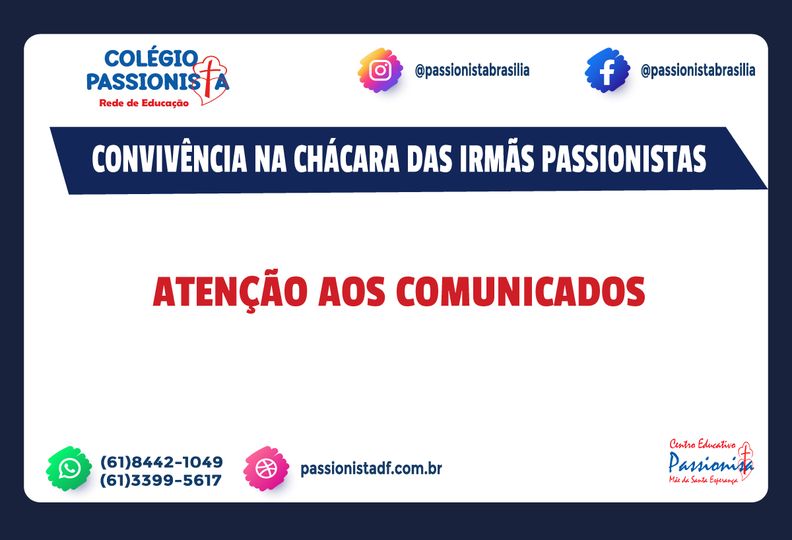 Conviv�ncia na Ch�cara das Irm�s Passionistas M�e da Santa Esperan�a