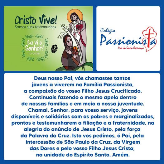 Obedi�ncia e gratid�o M�e da Santa Esperan�a