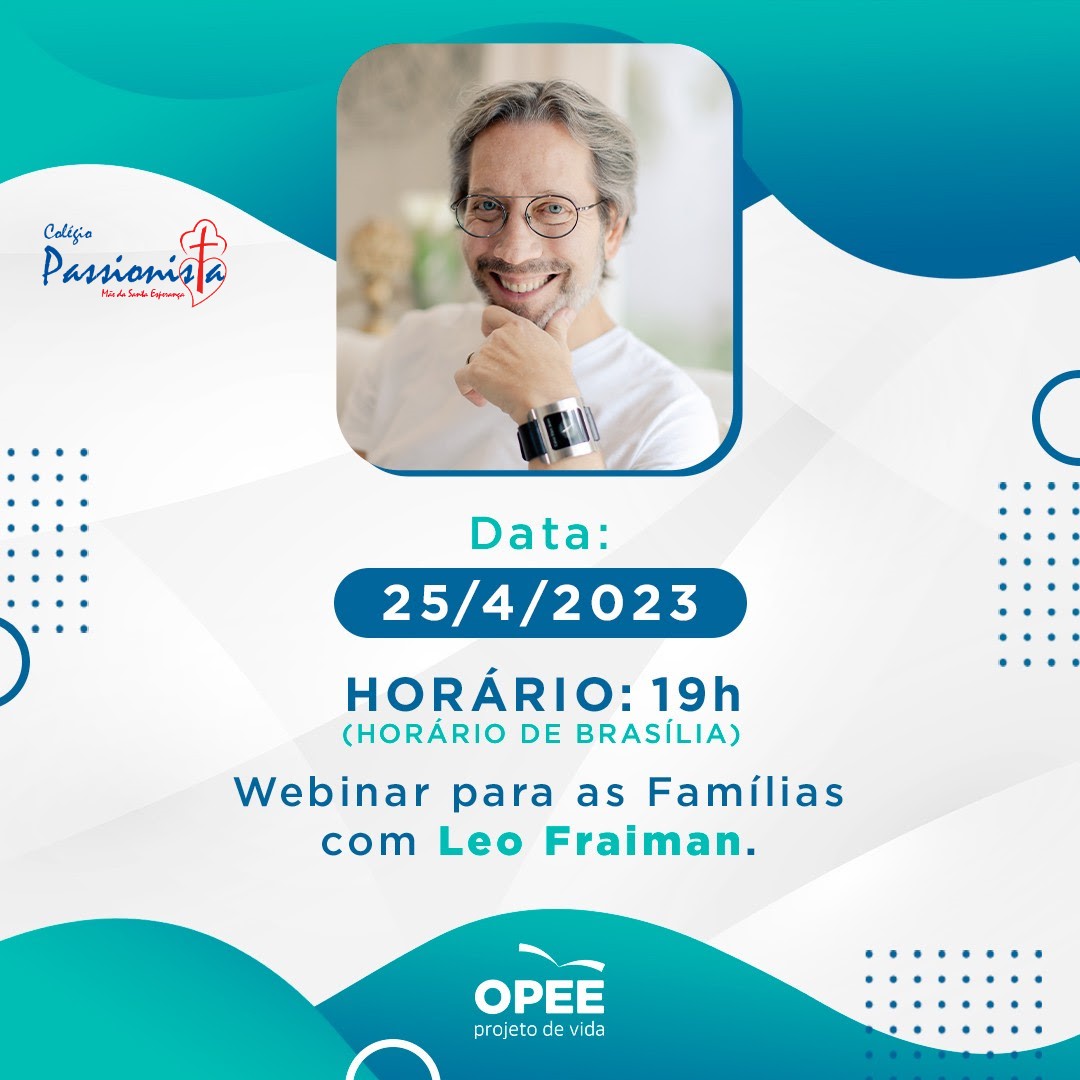 25/04 - Webinar para as fam�lias M�e da Santa Esperan�a