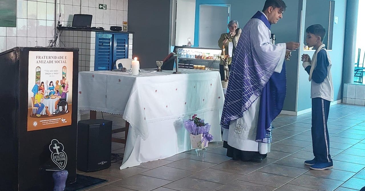 Que momento especial! M�e da Santa Esperan�a